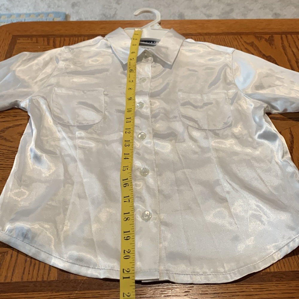 Genuine Girl by Osh Kosh Satiny White Top • Girls Size M (8/10) - Picture 7 of 8